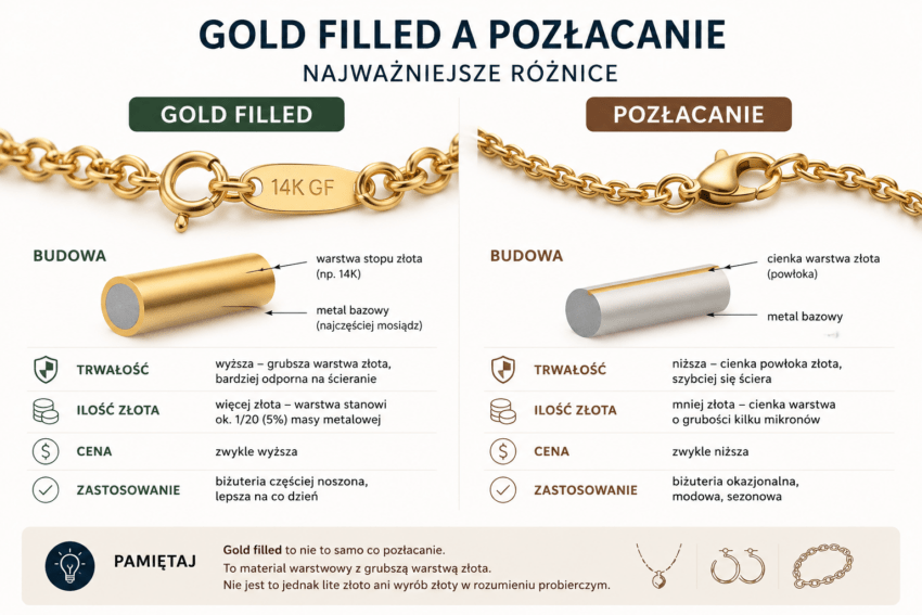 Gold filled a pozłacanie