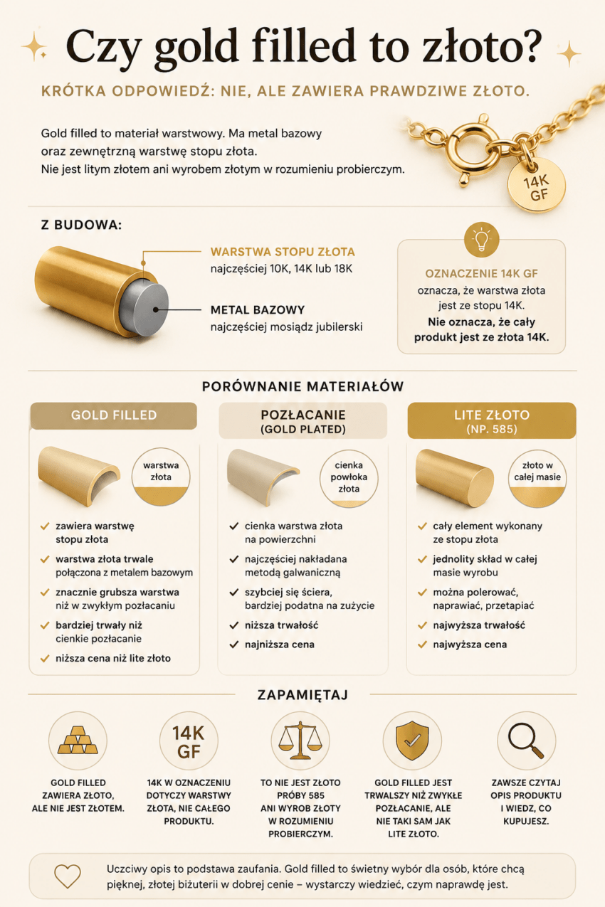 Czy gold filled to złoto