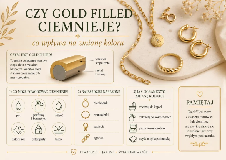 Czy gold filled ciemnieje