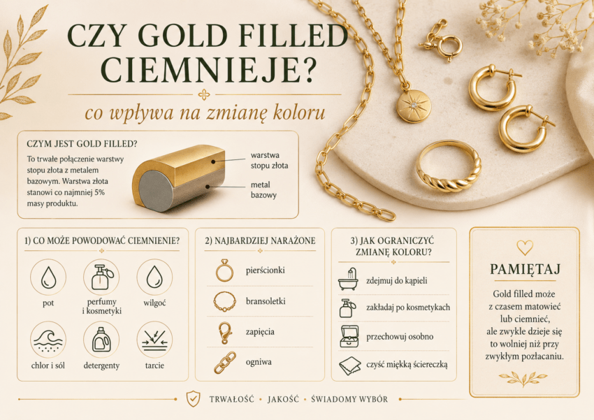 Czy gold filled ciemnieje